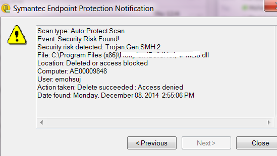 reported virus